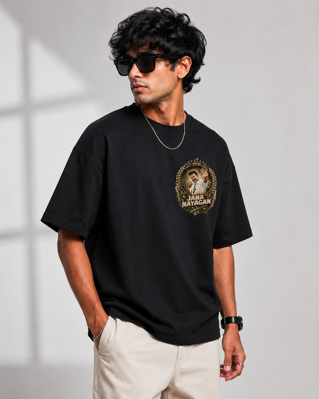 Thalapathy Vijay Jana Nayagan People's Leader Oversized T-Shirt | Unisex | SPR Originals