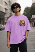 Emotionally Attached To My Bed Pocket Graphic Oversized T-Shirt | SPR Originals