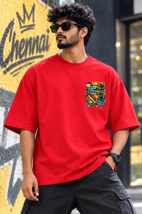 Chennai Mode On Oversized T-Shirt | SPR Originals