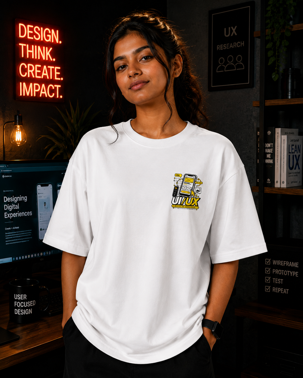 UI/UX Designer Oversized T-Shirt | Design the Experience | SPR Originals