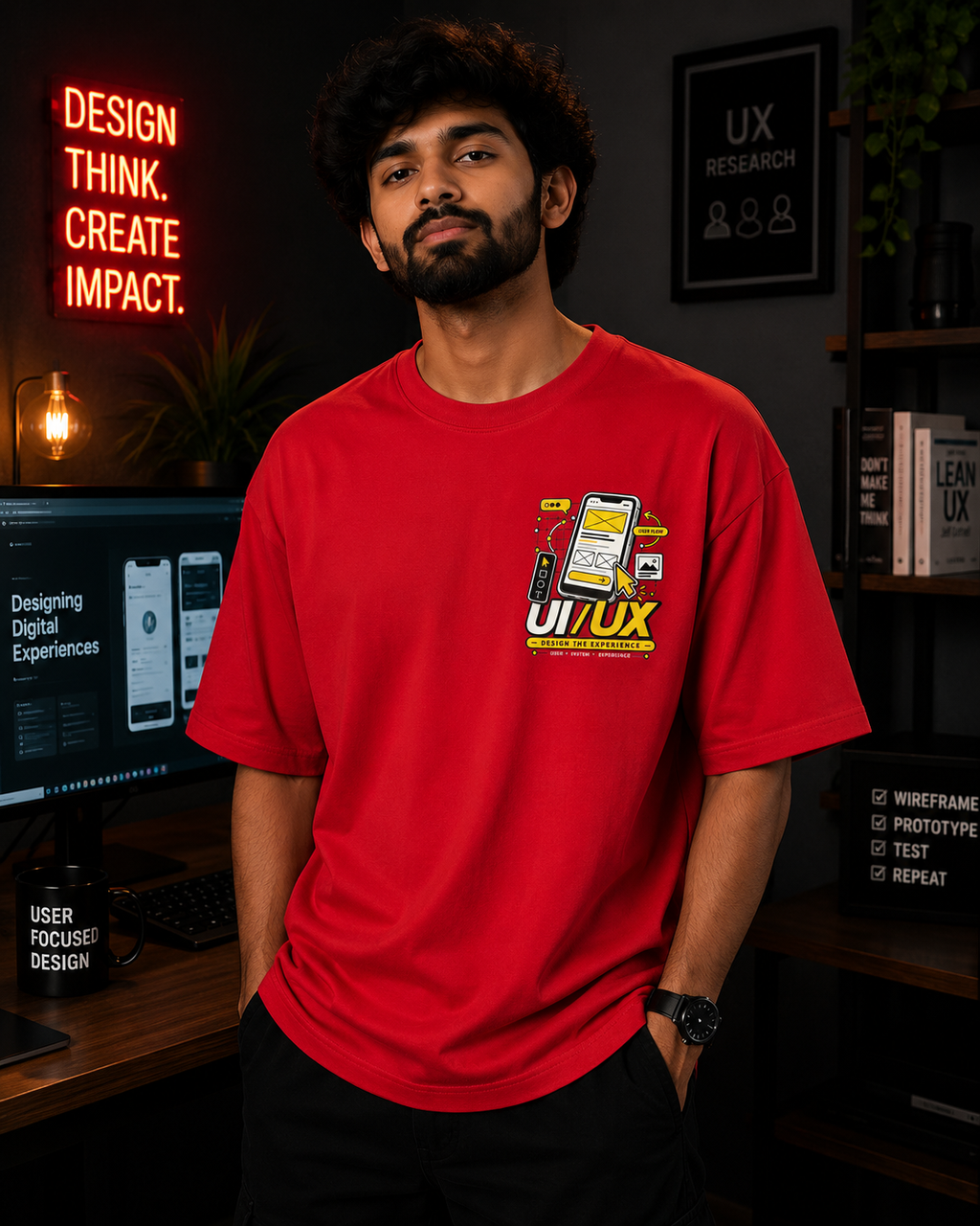UI/UX Designer Oversized T-Shirt | Design the Experience | SPR Originals