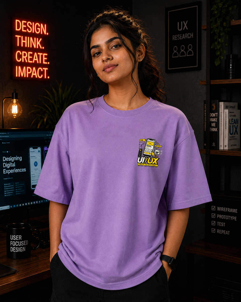 UI/UX Designer Oversized T-Shirt | Design the Experience | SPR Originals