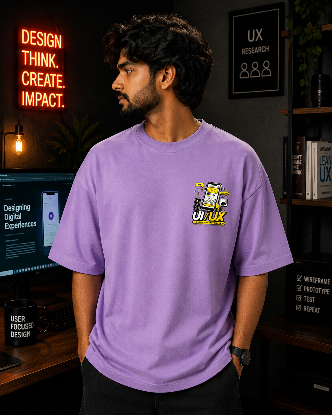 UI/UX Designer Oversized T-Shirt | Design the Experience | SPR Originals