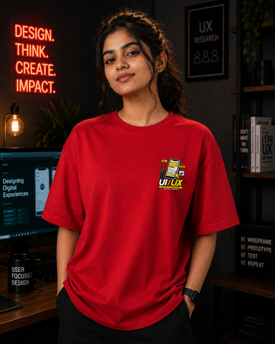 UI/UX Designer Oversized T-Shirt | Design the Experience | SPR Originals