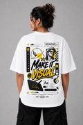 Make It Visual Graphic Designer Oversized T-Shirt | SPR Originals